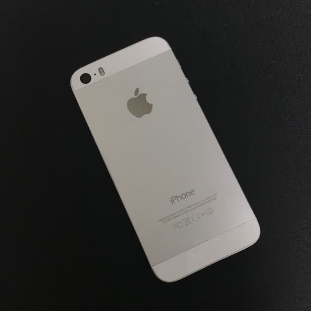 아이폰 5s 실버 16G 사진용 공기계 세컨폰