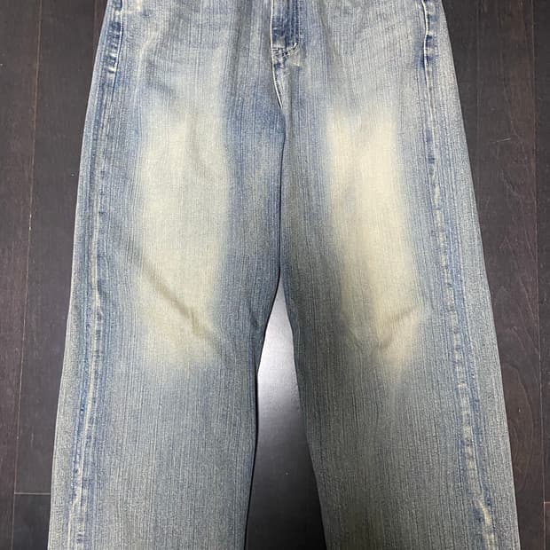 빈티지 워싱 데님