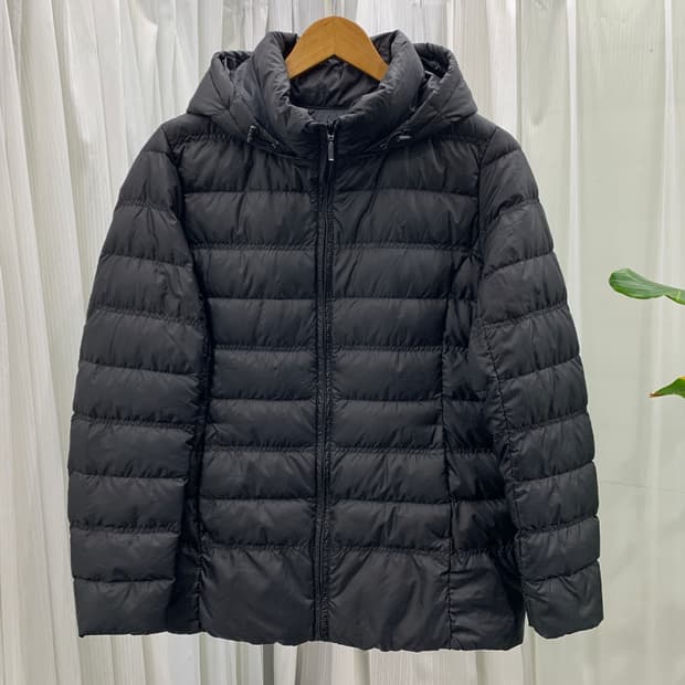 일본 빈티지 덕다운 후드 경량 패딩 1748