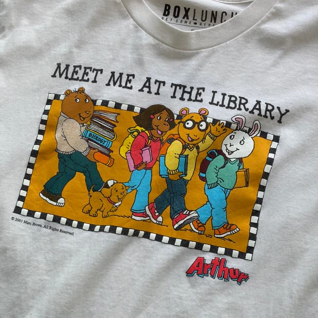 아메리칸 빈티지 Arthur 오피셜 굿즈 티셔츠 L (97-100)