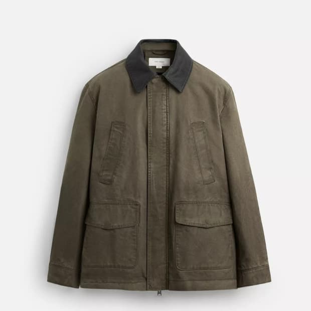 [L] ZARA 자라 오리진스 워싱 콤비 점퍼 새상품 (8491/207)