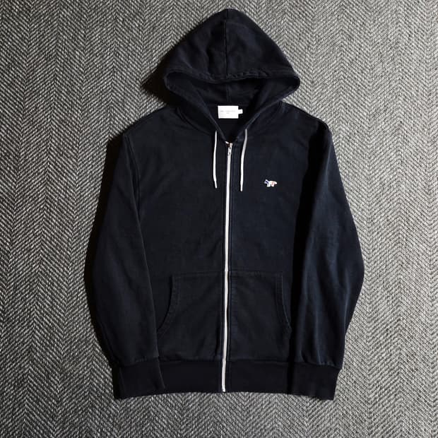 신형 메종 키츠네 트리컬러 폭스 후드집업