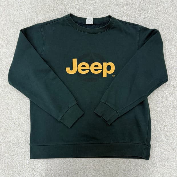 [XL] 지프 기모 빅로고 맨투맨 0102T1