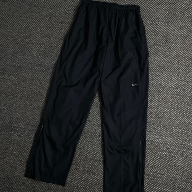 나이키 스우시 미들로고 우븐 와이드 트랙팬츠y 3062