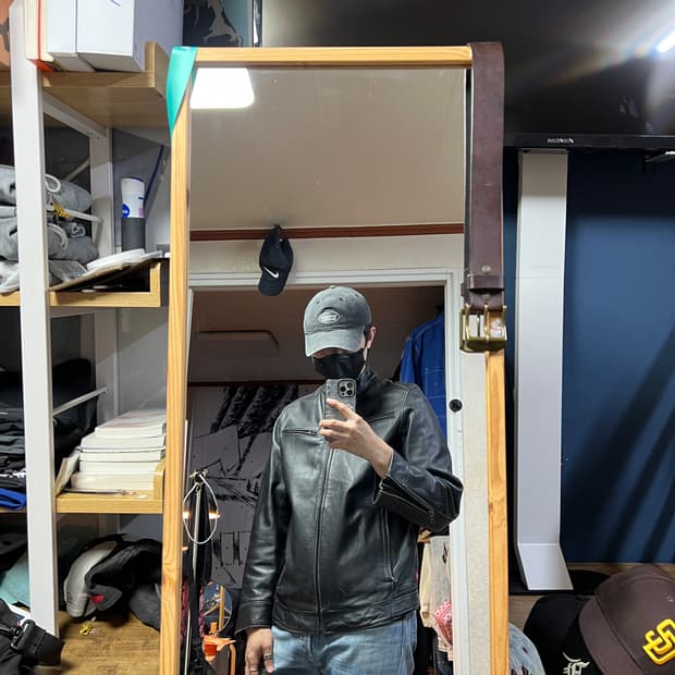 리바이스 LEVIS 레드탭 가죽자켓 L / 100