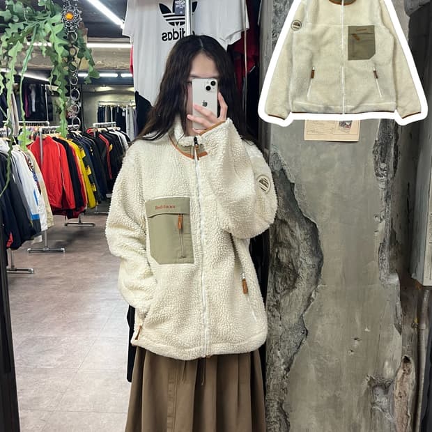 몽벨 플리스 자켓 아이보리 105 #csz1883