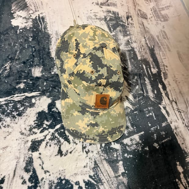 Carhartt camo cap