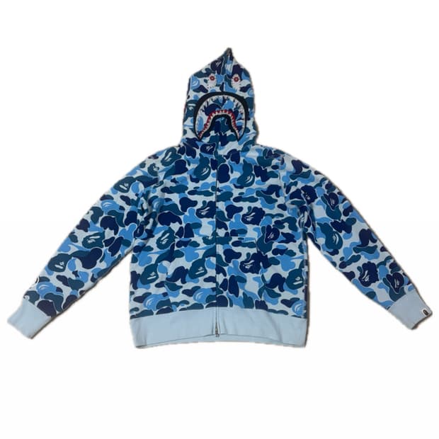 BAPE ABC Camo Crystal Stone Shark 풀집후디
