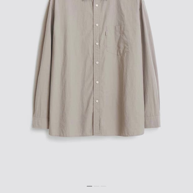 1/ 포터리 코튼 타입라이터 컴포트 셔츠