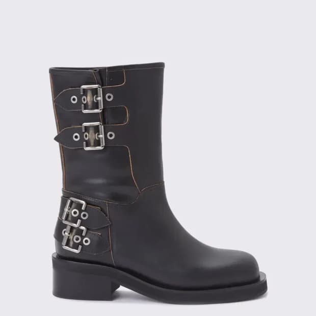 슈콤마보니 버클 바이커부츠  245