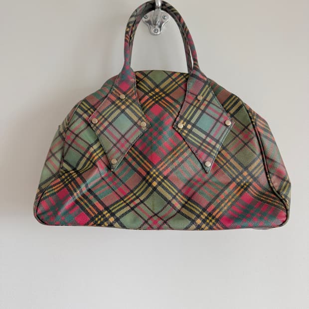 비비안웨스트우드(Viviennewestwood) 체크 토트백(ITALY)