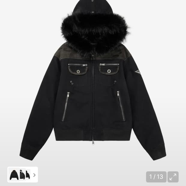 아캄 퍼 자켓 2사이즈