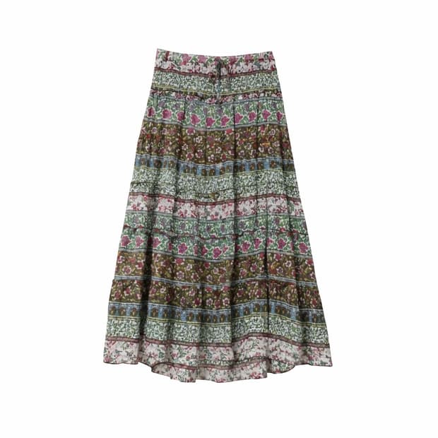 코티지 딥 포레스트 롱 스커트