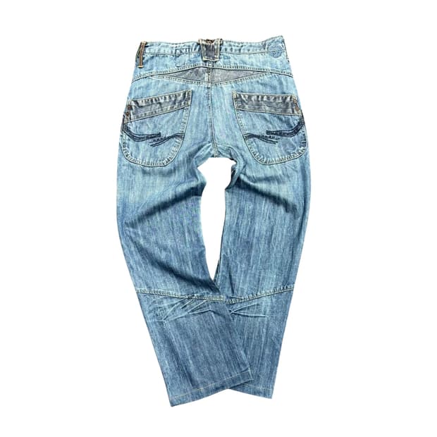 (32) 잭 엔 존스 디테일 워싱 데님 팬츠 made in DANMARK