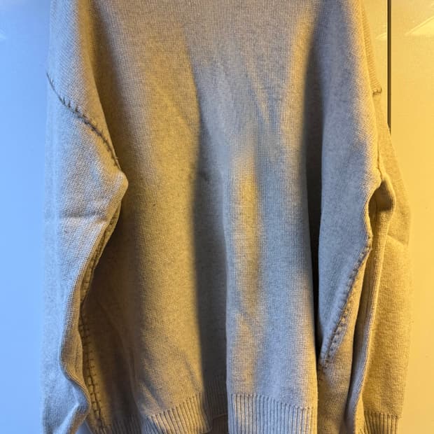 STU 스티치 니트 아이보리