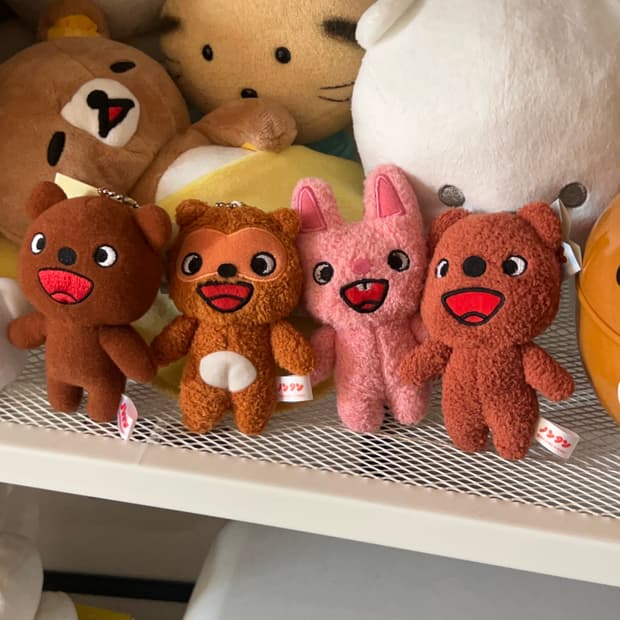 고전 논탄 키링 인형 4종 일괄