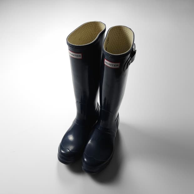 헌터 오리지날 톨 레인부츠 글로시 네이비 (225)