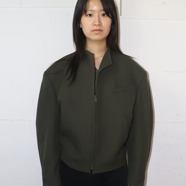 티에리 뮈글러 지퍼 디테일 테일러드 자켓