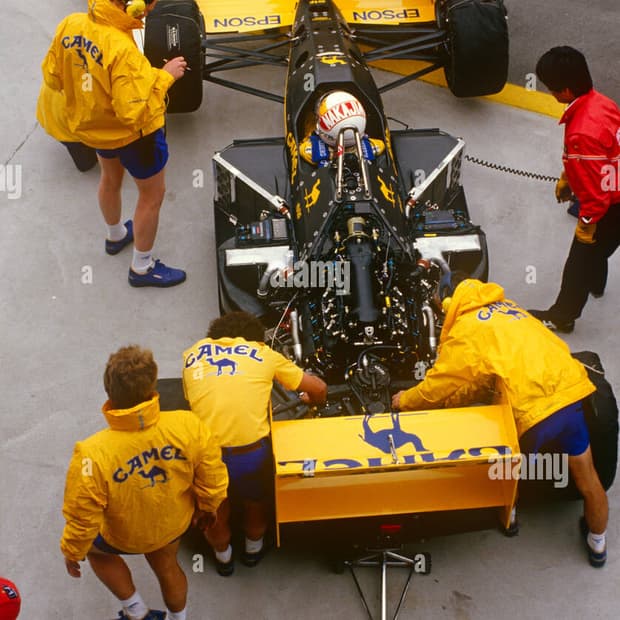 1989 F1 Camel Team Lotus Honda 레이싱 자켓