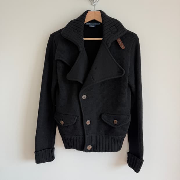 랄프로렌(RALPH LAUREN) 울&캐시미어 니트 자켓