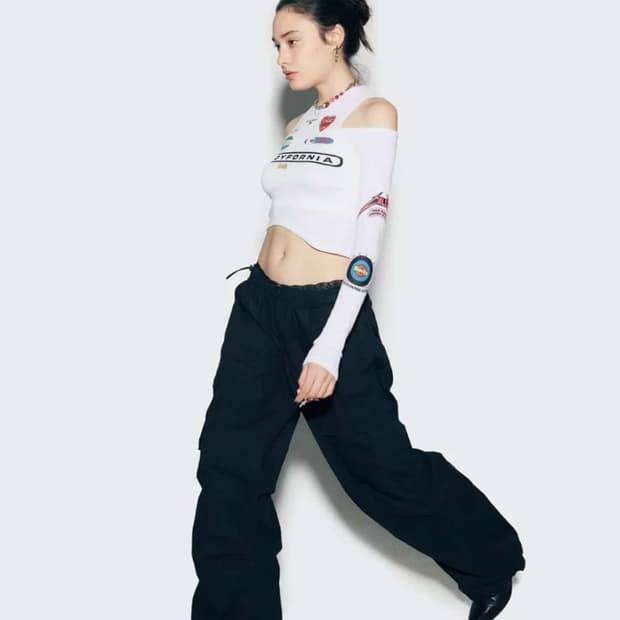 애즈이프캘리 파라슈트 카고팬츠