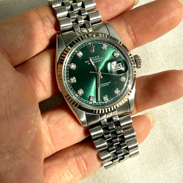 롤렉스 데이저스트 올리브 그린 36mm