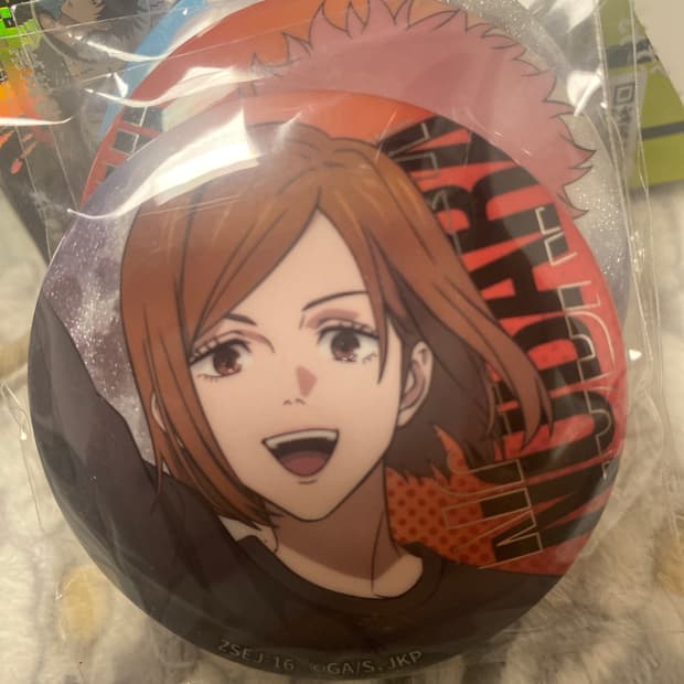 주술회전 캔뱃지10종