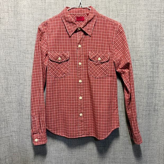 리바이스 레드탭 웨스턴 체크 포켓 셔츠 