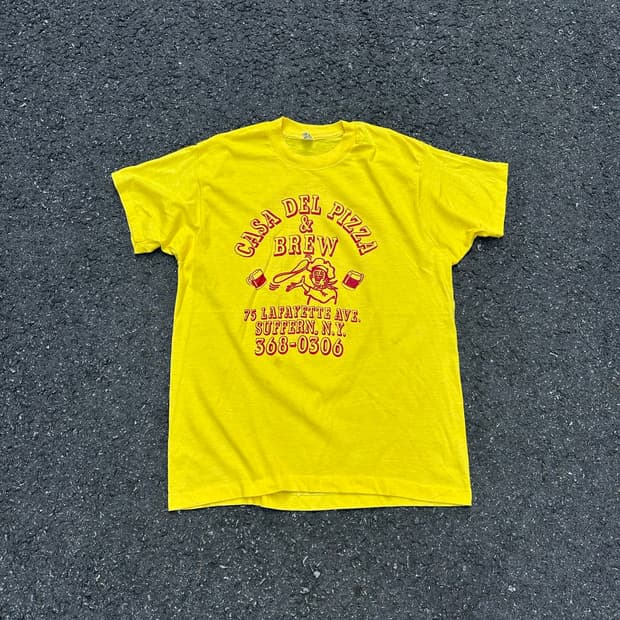 [빈티지] •80s Pizza T-Shirt