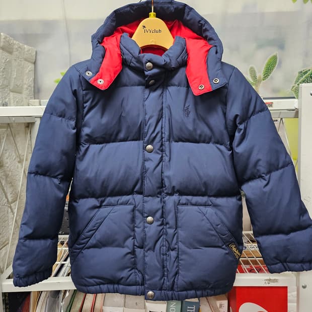 폴로랄프로렌 키즈패딩 6세 후드덕다운패딩 XD58