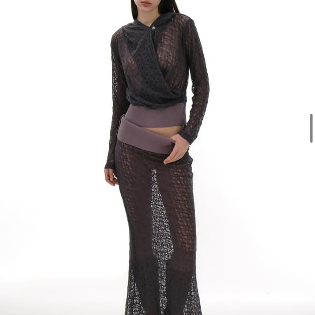 파르티멘토 레이스 스커트 M