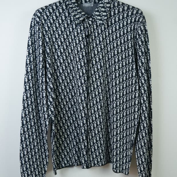 디올 오블리크 모노그램 오버셔츠 슬리브