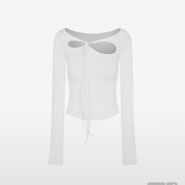 페인오어플레져 ORCHID TOP 오키드 탑 회이트 m