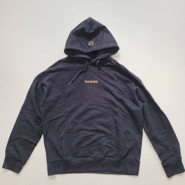 스파오 SPAO 남자 레터자수 후드티 XL 블랙 