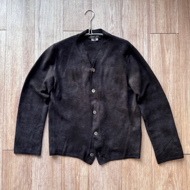 꼼데가르송 homme deux 가디건 / S 네이비 컬러 + 옅은 패턴