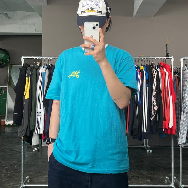 빈티지 프린팅 반팔 티셔츠