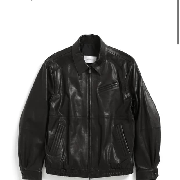 해칭룸 스티치 레더자켓 4사이즈