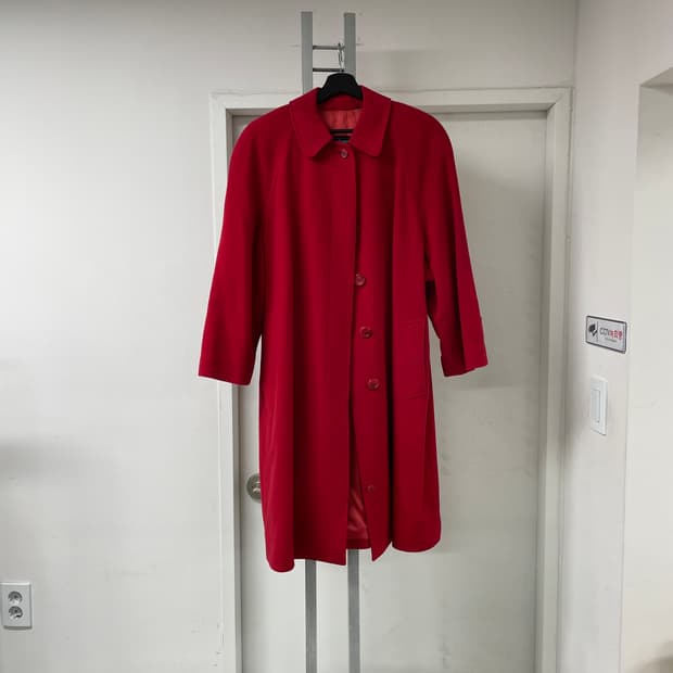 버버리 레드 코트 12(W)