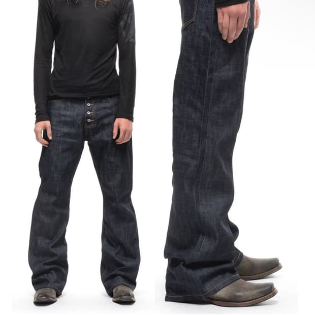 노페이스 스튜디오 japanese raw denim bootcut