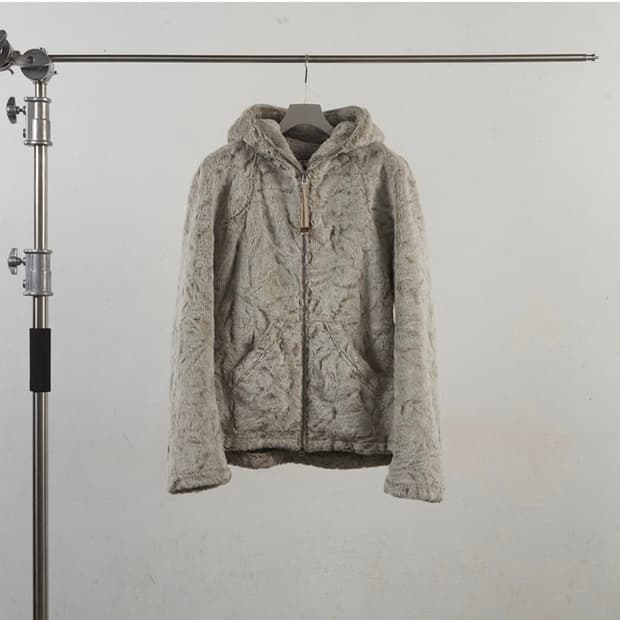 네버포겟 FAUX SHEARLING FULL 후드 집업 급처가격