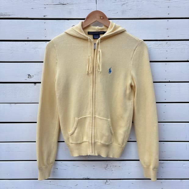 Polo 폴로 니트 후드집업