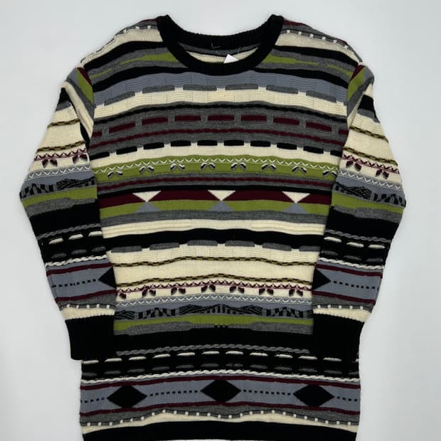 빈티지 케이블 니트