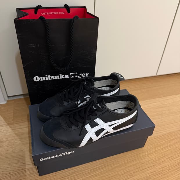 오니츠카타이거 멕시코66(블랙, 225)