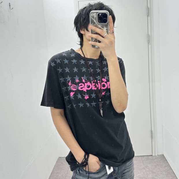 Adidas star painting tee