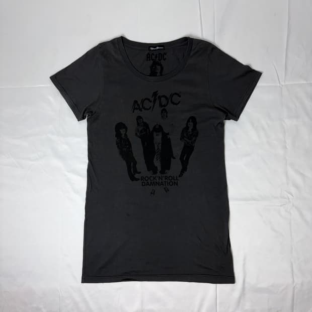히스테릭 글래머 x AC/DC 밴드 티셔츠
