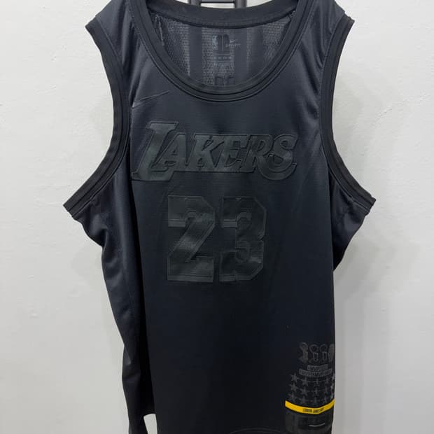 정품) 나이키 NBA LA 르브론 제임스 MVP 져지 XXL