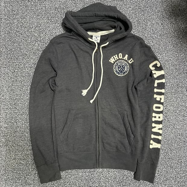(L) 후아유 WHO.A.U 캘리포니아 후드집업