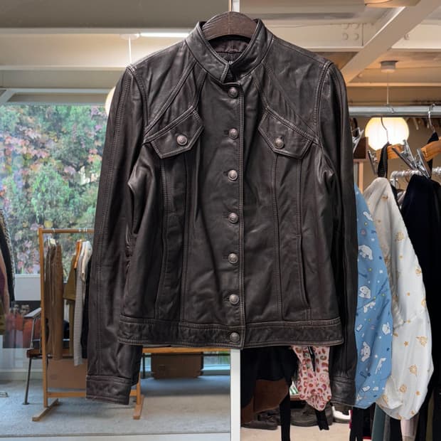 Fazio 쉽스킨 자켓