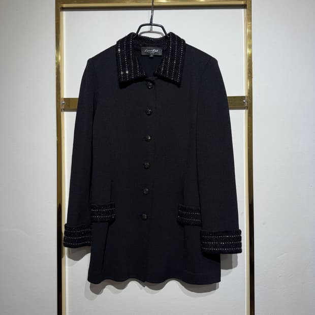 Kanon Knit 울 혼방 핸드메이드 니트 자켓 10