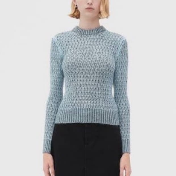 Bottega Veneta 울모헤어 민트니트